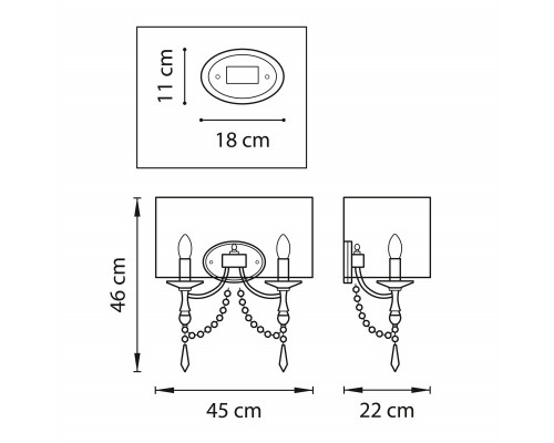Оформить заказ Бра Lightstar 725623| VIVID-LIGHT.RU