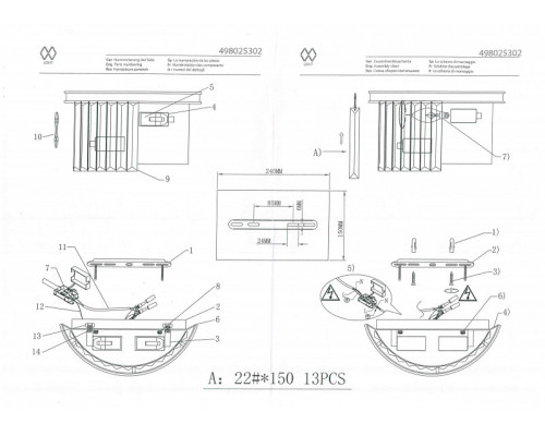 Оформить заказ Бра MW-Light 498025302| VIVID-LIGHT.RU