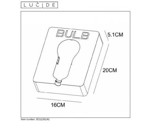 Сделать заказ Бра LUCIDE 35212/01/41| VIVID-LIGHT.RU