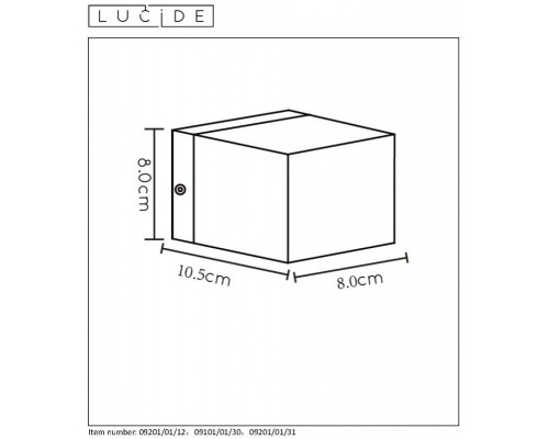 Купить Бра LUCIDE 09201/01/30| VIVID-LIGHT.RU