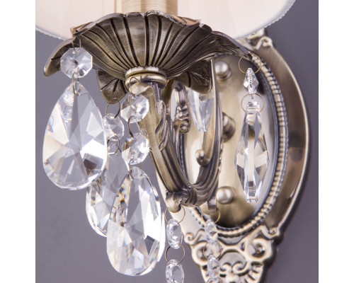 Сделать заказ Бра Eurosvet 3646/1 античная бронза/прозрачный хрусталь| VIVID-LIGHT.RU