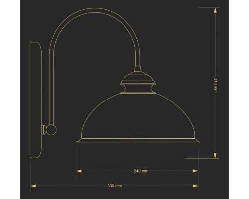 Оформить заказ Бра Kutek LID-K-1(P)GR| VIVID-LIGHT.RU