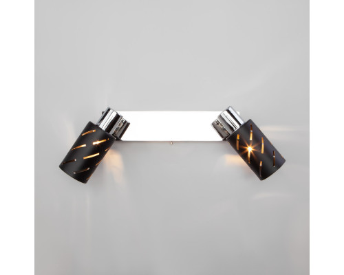 Заказать Бра Eurosvet 20090/2 черный/хром| VIVID-LIGHT.RU