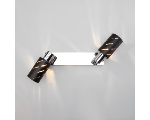 Заказать Бра Eurosvet 20090/2 черный/хром| VIVID-LIGHT.RU