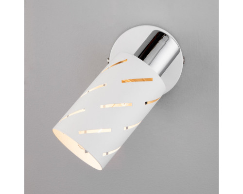 Купить Бра Eurosvet 20090/1 белый/хром| VIVID-LIGHT.RU