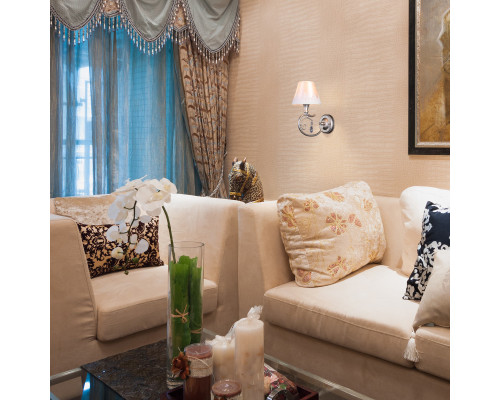 Купить Бра Eurosvet 60069/1 серебро| VIVID-LIGHT.RU