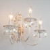 Оформить заказ Бра Eurosvet 3305/3 белый с золотом/прозрачный хрусталь Strotskis| VIVID-LIGHT.RU