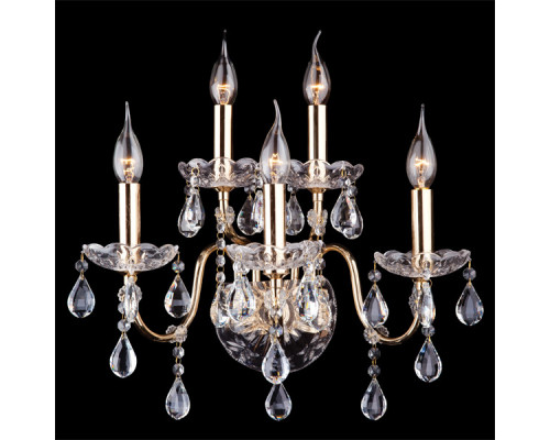 Оформить заказ Бра Eurosvet 3600/5 золото/прозрачный хрусталь Strotskis| VIVID-LIGHT.RU