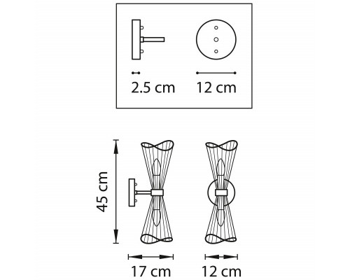 Заказать Бра Lightstar 728623| VIVID-LIGHT.RU