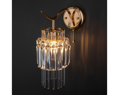 Сделать заказ Бра Eurosvet 10119/1 золото/прозрачный хрусталь Strotskis| VIVID-LIGHT.RU