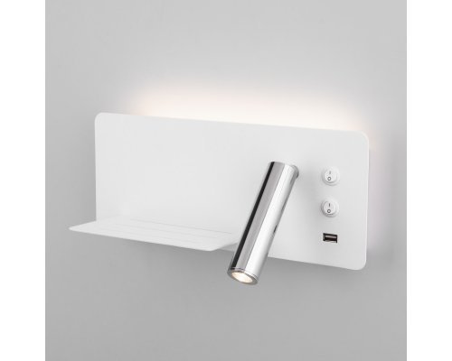 Заказать Бра Elektrostandard Fant L LED белый/хром (MRL LED 1113)| VIVID-LIGHT.RU