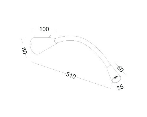 Заказать Бра LeDron LWA200WT 3000K| VIVID-LIGHT.RU
