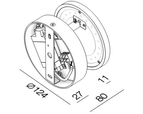 Купить Бра LeDron UFO G2 GREY| VIVID-LIGHT.RU