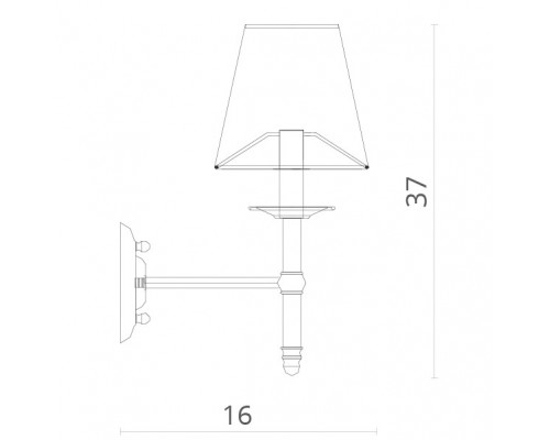 Купить Бра Divinare 1162/01 AP-1| VIVID-LIGHT.RU