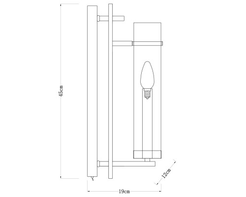 Сделать заказ Бра ARTE Lamp A1688AP-1CC| VIVID-LIGHT.RU