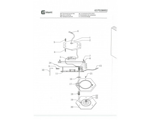Сделать заказ Бра DeMarkt 637028002| VIVID-LIGHT.RU