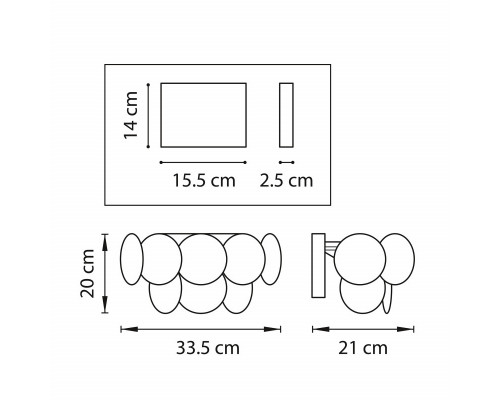 Купить Бра Lightstar 797624| VIVID-LIGHT.RU