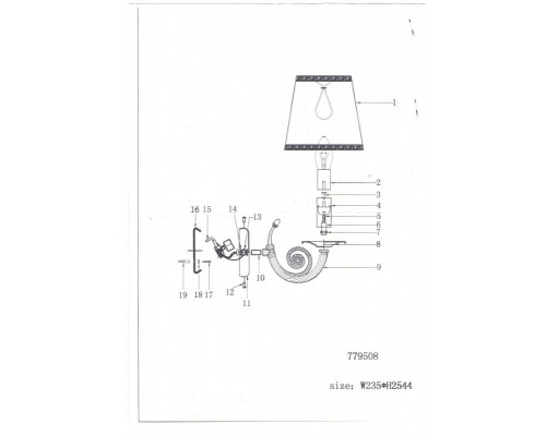 Купить Бра Lightstar 779508| VIVID-LIGHT.RU