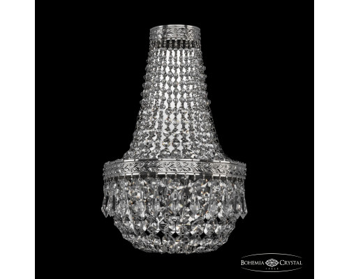 Купить Бра Bohemia Ivele Crystal 19011B/H2/20IV Ni| VIVID-LIGHT.RU