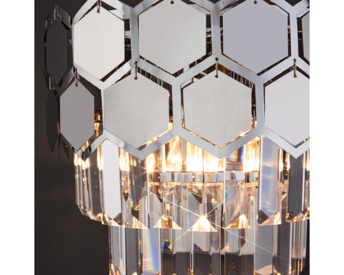 Заказать Бра Eurosvet 10113/2 хром/прозрачный хрусталь Strotskis| VIVID-LIGHT.RU