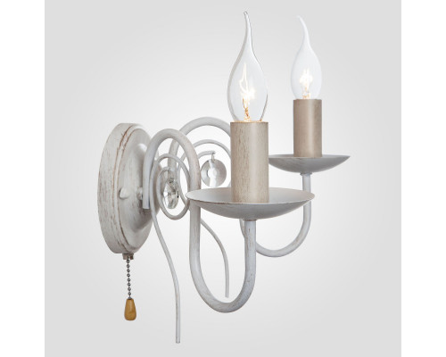 Купить Бра Eurosvet 60018/2 белый с золотом| VIVID-LIGHT.RU