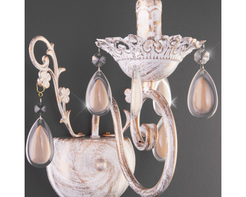 Заказать Бра Eurosvet 10009/1 золото с белым| VIVID-LIGHT.RU