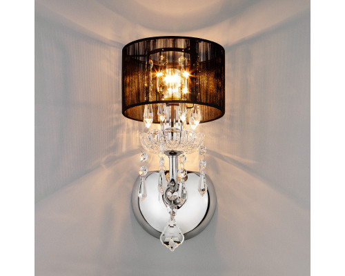 Сделать заказ Бра Eurosvet 2045/1 хром/черный| VIVID-LIGHT.RU