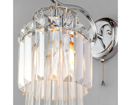 Сделать заказ Бра Eurosvet 10119/1 хром/прозрачный хрусталь Strotskis| VIVID-LIGHT.RU
