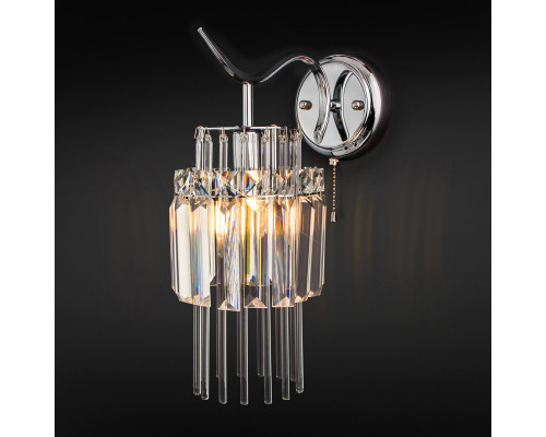 Сделать заказ Бра Eurosvet 10119/1 хром/прозрачный хрусталь Strotskis| VIVID-LIGHT.RU