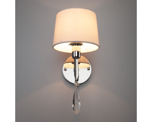 Оформить заказ Бра Eurosvet 10127/1 хром/прозрачный хрусталь Strotskis (10093/1)| VIVID-LIGHT.RU