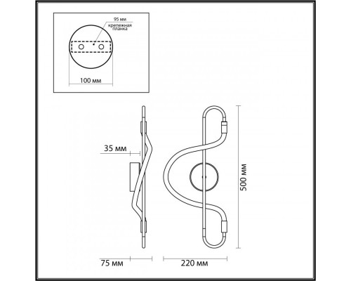 Оформить заказ Бра Odeon Light 4303/12WL| VIVID-LIGHT.RU