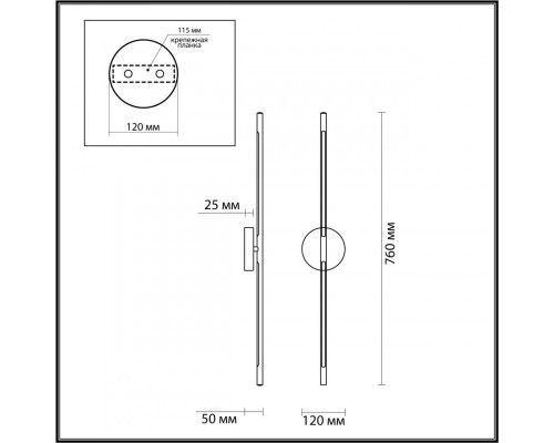 Купить Бра Odeon Light 4324/12WL| VIVID-LIGHT.RU
