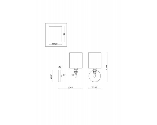 Сделать заказ Бра Freya FR1007WL-01BS| VIVID-LIGHT.RU