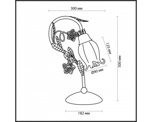 Заказать Настольная лампа Odeon Light 2252/1T| VIVID-LIGHT.RU