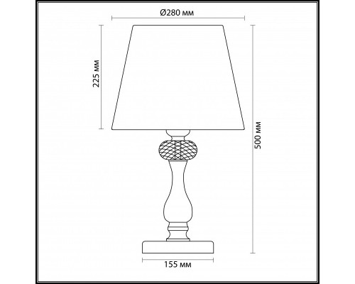 Купить Настольная лампа Odeon Light 3393/1T| VIVID-LIGHT.RU