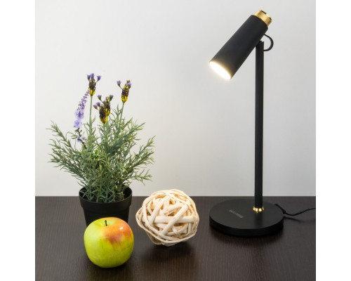 Купить Настольная лампа Elektrostandard Joel черный/золото (TL70190)| VIVID-LIGHT.RU