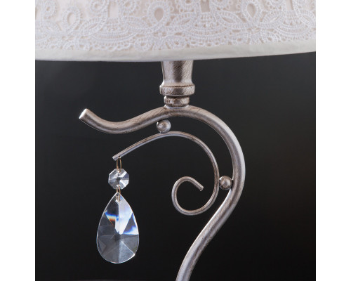 Заказать Настольная лампа Eurosvet 01022/1 серебро| VIVID-LIGHT.RU