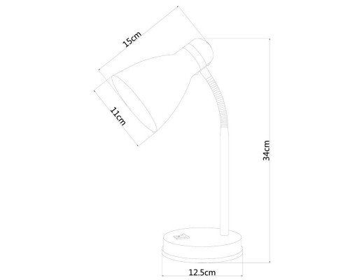 Купить Настольная лампа ARTE Lamp A5049LT-1WH| VIVID-LIGHT.RU