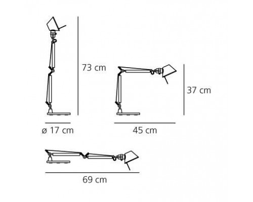 Купить Настольная лампа Artemide A001300| VIVID-LIGHT.RU