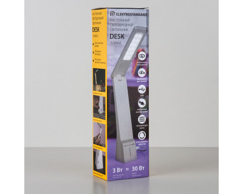 Купить Настольная лампа Elektrostandard Desk белый/золотой (TL90450)| VIVID-LIGHT.RU
