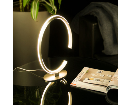 Купить Настольная лампа Eurosvet 80414/1 сатин-никель| VIVID-LIGHT.RU