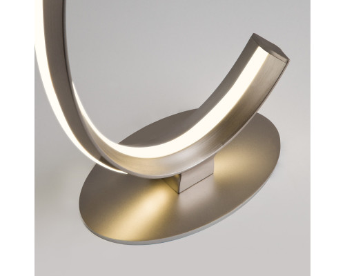 Купить Настольная лампа Eurosvet 80414/1 сатин-никель| VIVID-LIGHT.RU