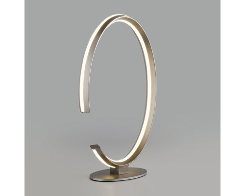 Купить Настольная лампа Eurosvet 80414/1 сатин-никель| VIVID-LIGHT.RU