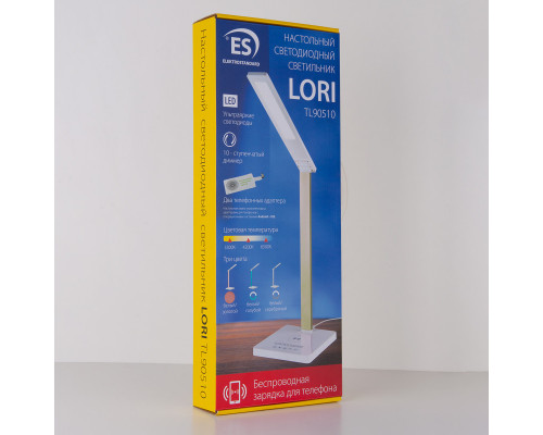 Оформить заказ Настольная лампа Elektrostandard Lori белый/золотой (TL90510)| VIVID-LIGHT.RU
