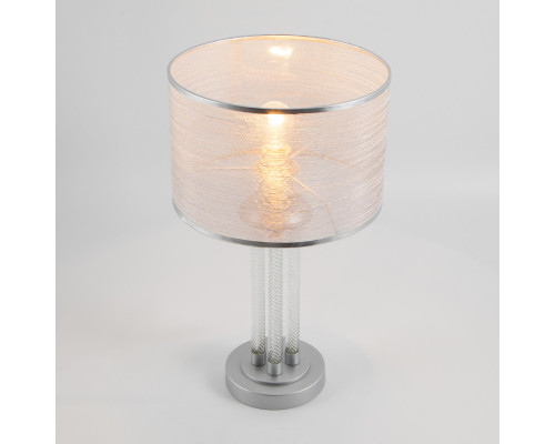 Сделать заказ Настольная лампа Eurosvet 01073/1 серебро| VIVID-LIGHT.RU