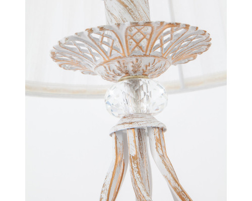 Купить Настольная лампа Eurosvet 01002/1 белый с золотом| VIVID-LIGHT.RU