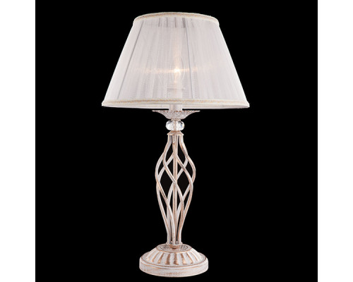 Купить Настольная лампа Eurosvet 01002/1 белый с золотом| VIVID-LIGHT.RU