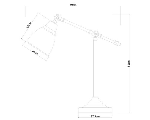 Сделать заказ Настольная лампа ARTE Lamp A2054LT-1AB| VIVID-LIGHT.RU