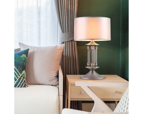 Заказать Настольная лампа Eurosvet 01045/1 сатин-никель| VIVID-LIGHT.RU