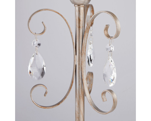 Оформить заказ Настольная лампа Eurosvet 01051/1 серебро| VIVID-LIGHT.RU